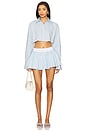 view 4 of 4 Palmer Cropped Top in Baby Blue