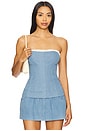 view 1 of 4 Charlette Top in Light Indigo