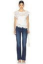 view 4 of 4 Begonia Top in White