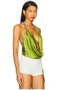 view 2 of 4 Diamanto Top in Pear Green