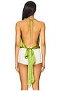 view 3 of 4 Diamanto Top in Pear Green