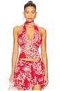 view 1 of 4 Mayci Top in Flame Red