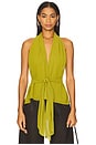 view 2 of 5 Demi Top in Moss Green