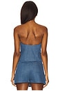 view 3 of 4 Bridgit Top in Light Indigo
