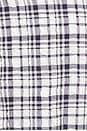 view 5 of 5 Katrina Top in Navy Blue Plaid