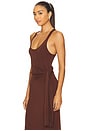 view 2 of 4 Elsy Tie Tank Top in Dark Brown