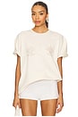 Cover Up Tee in Pearl Seashell