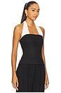 view 2 of 4 Lorelie Top in Black & Ivory