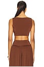 view 3 of 4 x Yhasmina Ferrara Lotte Top in Chocolate Brown
