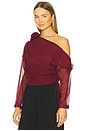 view 3 of 5 Asha Top in Burgundy