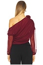 view 4 of 5 Asha Top in Burgundy