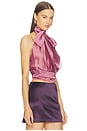 view 2 of 4 Emerson Top in Dark Mauve