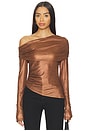 view 1 of 4 Coraline Top in Bronze