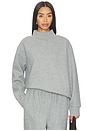 view 1 of 5 Laurel Sweatshirt Top in Dark Gray
