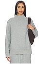 view 2 of 5 Laurel Sweatshirt Top in Dark Gray