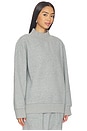 view 3 of 5 Laurel Sweatshirt Top in Dark Gray