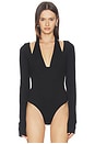 view 2 of 5 Ainsley Bodysuit in Black