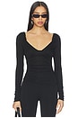 view 1 of 4 Cora Top in Black