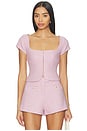 view 1 of 5 Betsy Top in Rose Pink