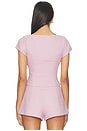 view 3 of 5 Betsy Top in Rose Pink