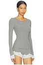 view 2 of 4 Melow Top in Heather Grey
