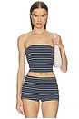 view 1 of 5 Cait Top in Blue Stripe