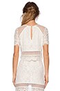 view 3 of 4 Ella Crop Top in Ivory