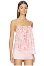 view 2 of 5 Cristina Top in Pink Floral