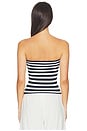 view 3 of 4 Ebony Stripe Knit Tube Top in Navy Multi