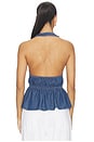view 3 of 4 Juni Top in Dark Wash Denim
