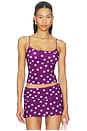 view 1 of 4 CAMISETA TIRANTES ANELYN in Purple & Pink Dot