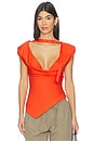 view 2 of 5 Margo Top in Red
