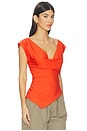view 3 of 5 Margo Top in Red
