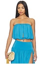 view 1 of 4 Justine Top in Cerulean Blue