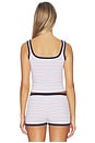 view 3 of 5 Anders Top in Red & Navy Stripe