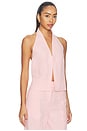 view 2 of 4 Sandra Linen Top in Pink