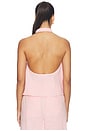 view 3 of 4 Sandra Linen Top in Pink