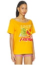 view 3 of 5 T-SHIRT TAHITI in Tangerine Orange