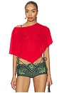 view 1 of 4 Fayette Top in Cherry Red