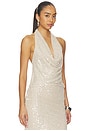 view 2 of 5 Clara Sequin Top in Nude Sequin