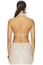 view 3 of 5 Clara Sequin Top in Nude Sequin