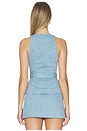 view 3 of 4 Jacquie Top in Washed Blue Denim