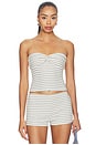 view 1 of 5 Daniela Top in Slate Stripe