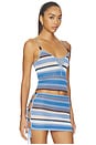 view 2 of 4 CAMISETA TIRANTES OTTILIE in Blue & Brown Stripe