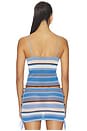 view 3 of 4 CAMISETA TIRANTES OTTILIE in Blue & Brown Stripe