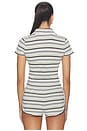 view 4 of 6 Lorraine Top in Neutral Stripe Multi