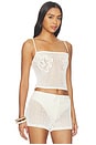 view 2 of 4 Malu Pointelle Tank Top in Ivory