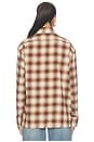 view 4 of 5 Samira Flannel Top in Brown Plaid