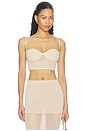 view 1 of 4 Emmalee Pointelle Bralette in Cream