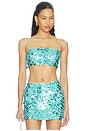 view 1 of 5 Kiki Top in Aqua Blue